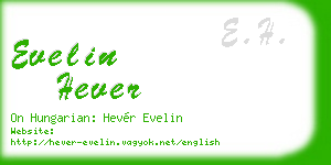evelin hever business card